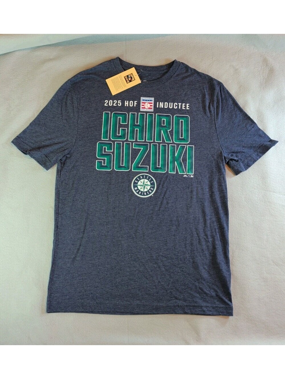 Ichiro Seattle Mariners 2025 Hall Of Fame T-shirt Size Medium